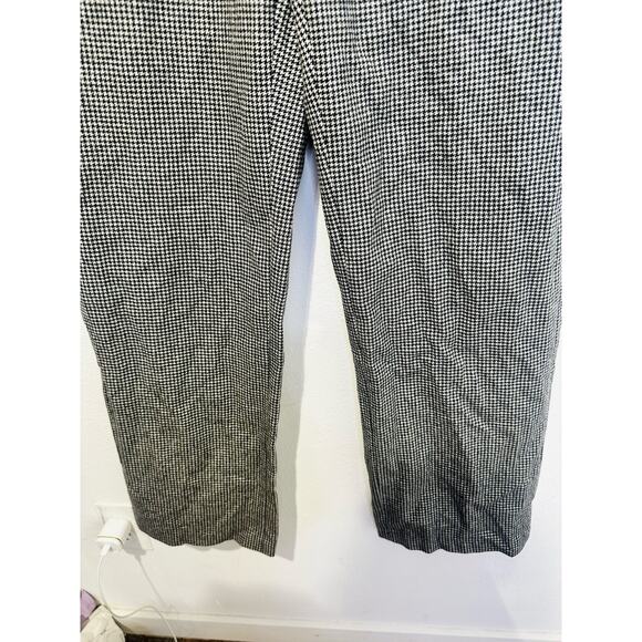 OFFICINE GÉNÉRALE Black White Houndstooth 100% Wool Celeste Pants size 42 - Picture 9 of 15